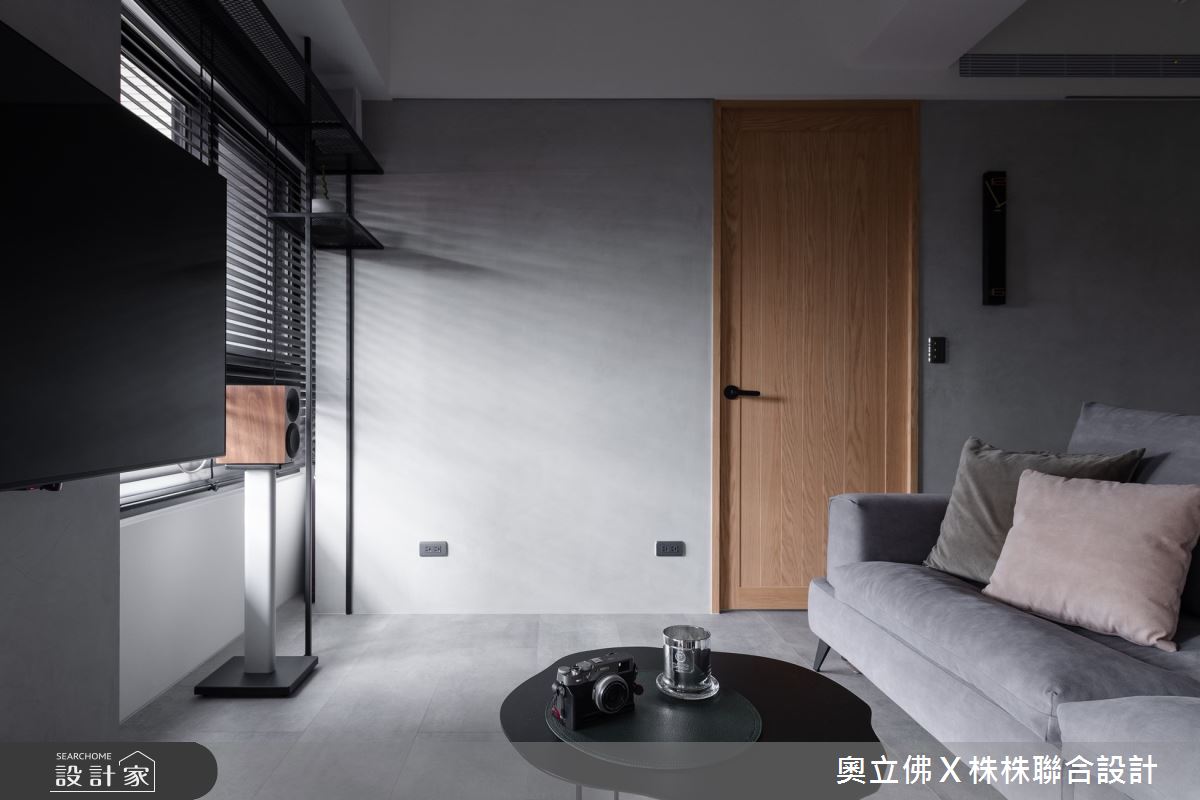33坪新成屋(5年以下)＿混搭風客廳案例圖片＿奧立佛x 株株聯合設計＿奧立佛x 株株_文化潤隆｜高雄W宅之12