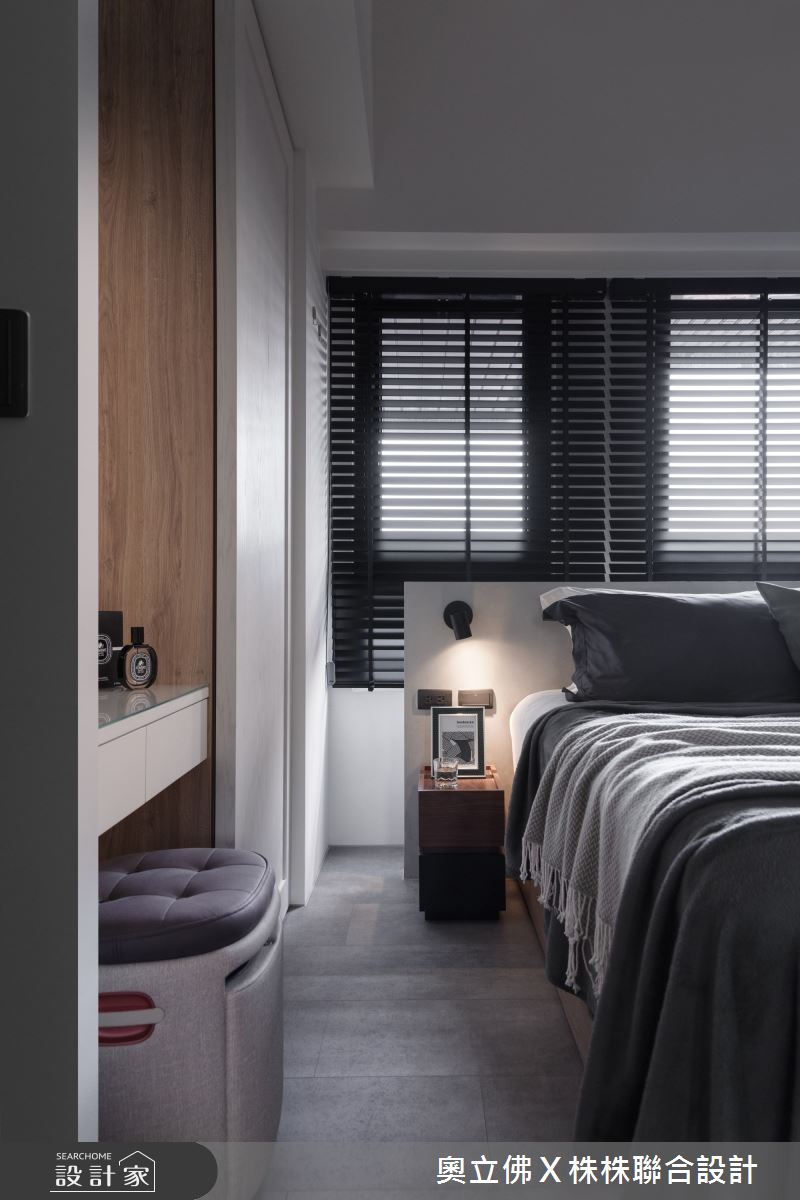 33坪新成屋(5年以下)＿混搭風臥室案例圖片＿奧立佛x 株株聯合設計＿奧立佛x 株株_文化潤隆｜高雄W宅之13