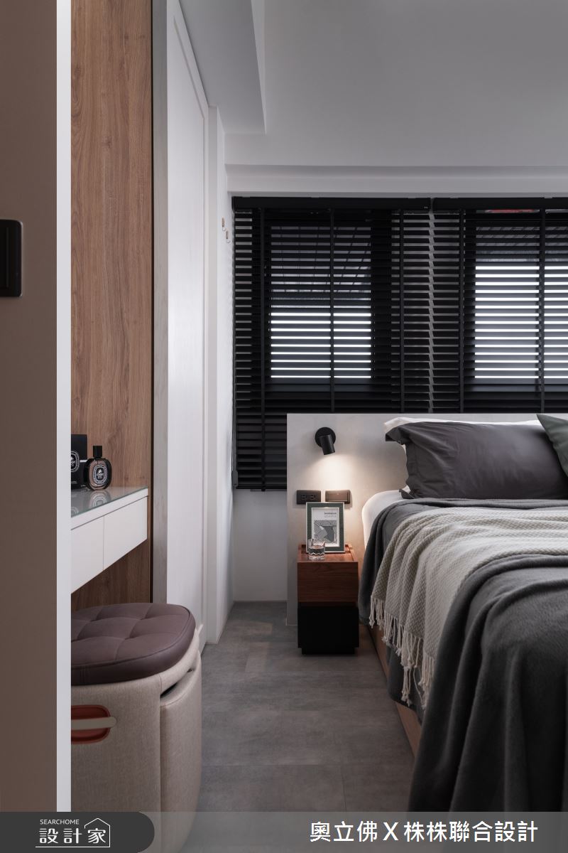 33坪新成屋(5年以下)＿混搭風臥室案例圖片＿奧立佛x 株株聯合設計＿奧立佛x 株株_文化潤隆｜高雄W宅之14