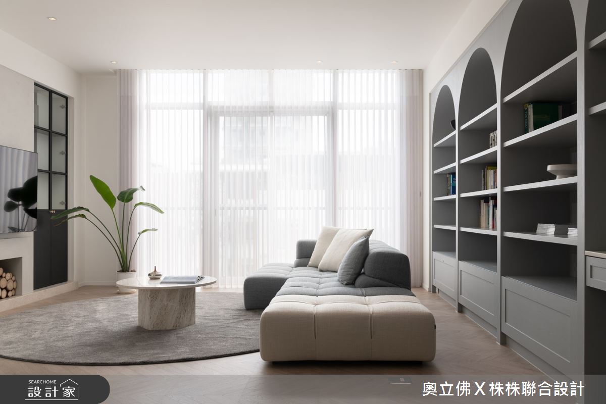 100坪新成屋(5年以下)＿美式風客廳案例圖片＿奧立佛x 株株聯合設計＿奧立佛x 株株_自由路｜高雄Ｂ宅之8