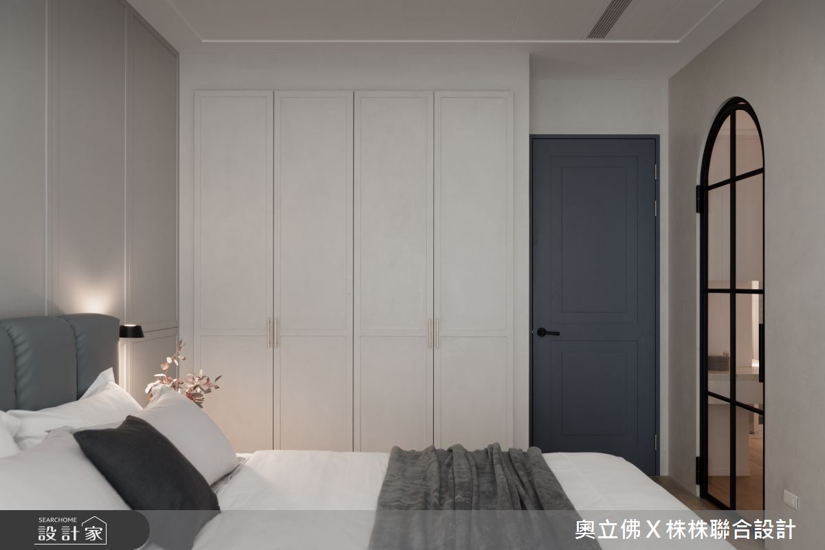 100坪新成屋(5年以下)＿美式風臥室案例圖片＿奧立佛x 株株聯合設計＿奧立佛x 株株_自由路｜高雄Ｂ宅之14