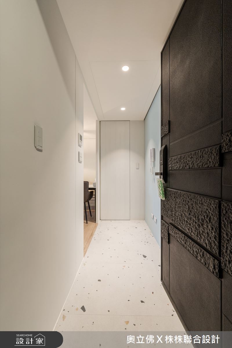 30坪新成屋(5年以下)＿美式風玄關案例圖片＿奧立佛x 株株聯合設計＿奧立佛x 株株_仰德喆｜高雄H宅之1
