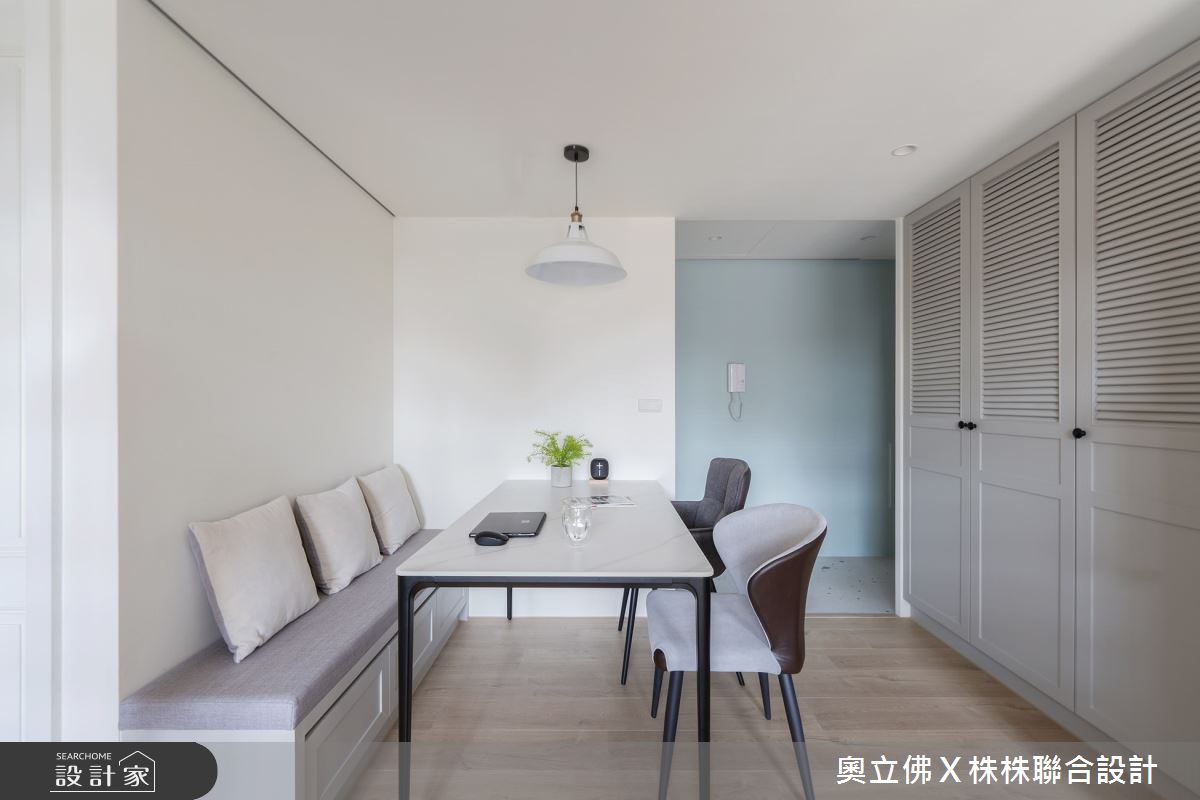 30坪新成屋(5年以下)＿美式風餐廳案例圖片＿奧立佛x 株株聯合設計＿奧立佛x 株株_仰德喆｜高雄H宅之2