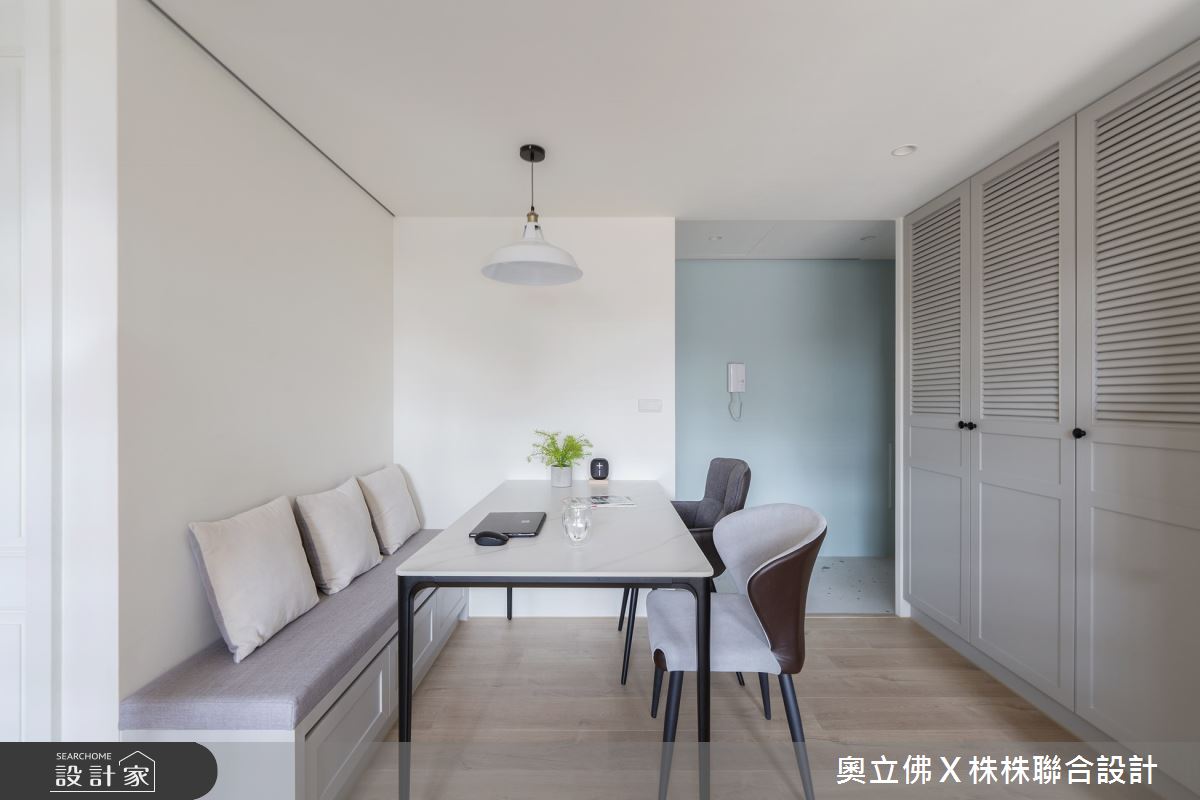 30坪新成屋(5年以下)＿美式風餐廳案例圖片＿奧立佛x 株株聯合設計＿奧立佛x 株株_仰德喆｜高雄H宅之3