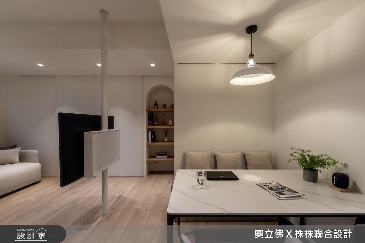 30坪新成屋(5年以下)＿美式風客廳餐廳案例圖片＿奧立佛x 株株聯合設計＿奧立佛x 株株_仰德喆｜高雄H宅之6