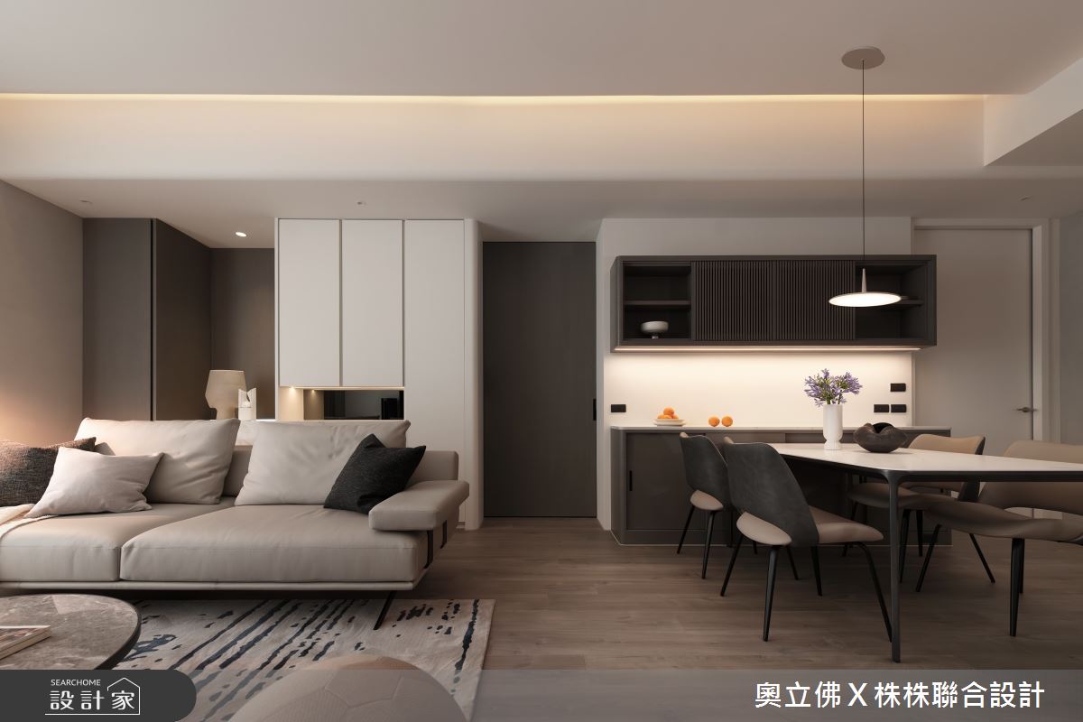 67坪新成屋(5年以下)＿混搭風客廳餐廳案例圖片＿奧立佛x 株株聯合設計＿奧立佛x 株株_御之苑｜高雄K宅之3