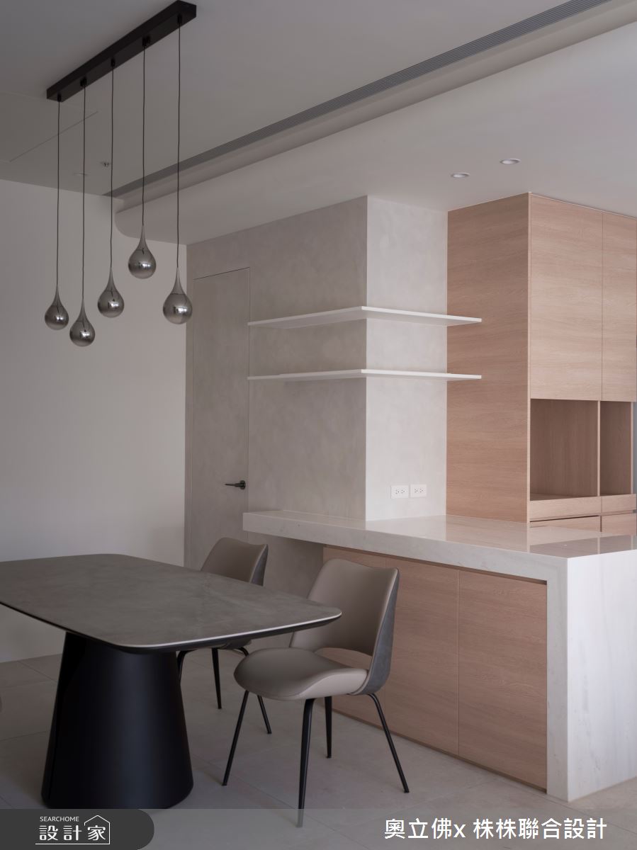 45坪新成屋(5年以下)＿現代風餐廳案例圖片＿奧立佛x 株株聯合設計＿奧立佛x 株株_P house Taipei之6