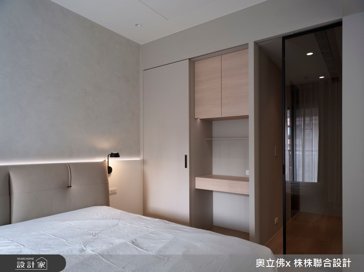 45坪新成屋(5年以下)＿現代風臥室案例圖片＿奧立佛x 株株聯合設計＿奧立佛x 株株_P house Taipei之17