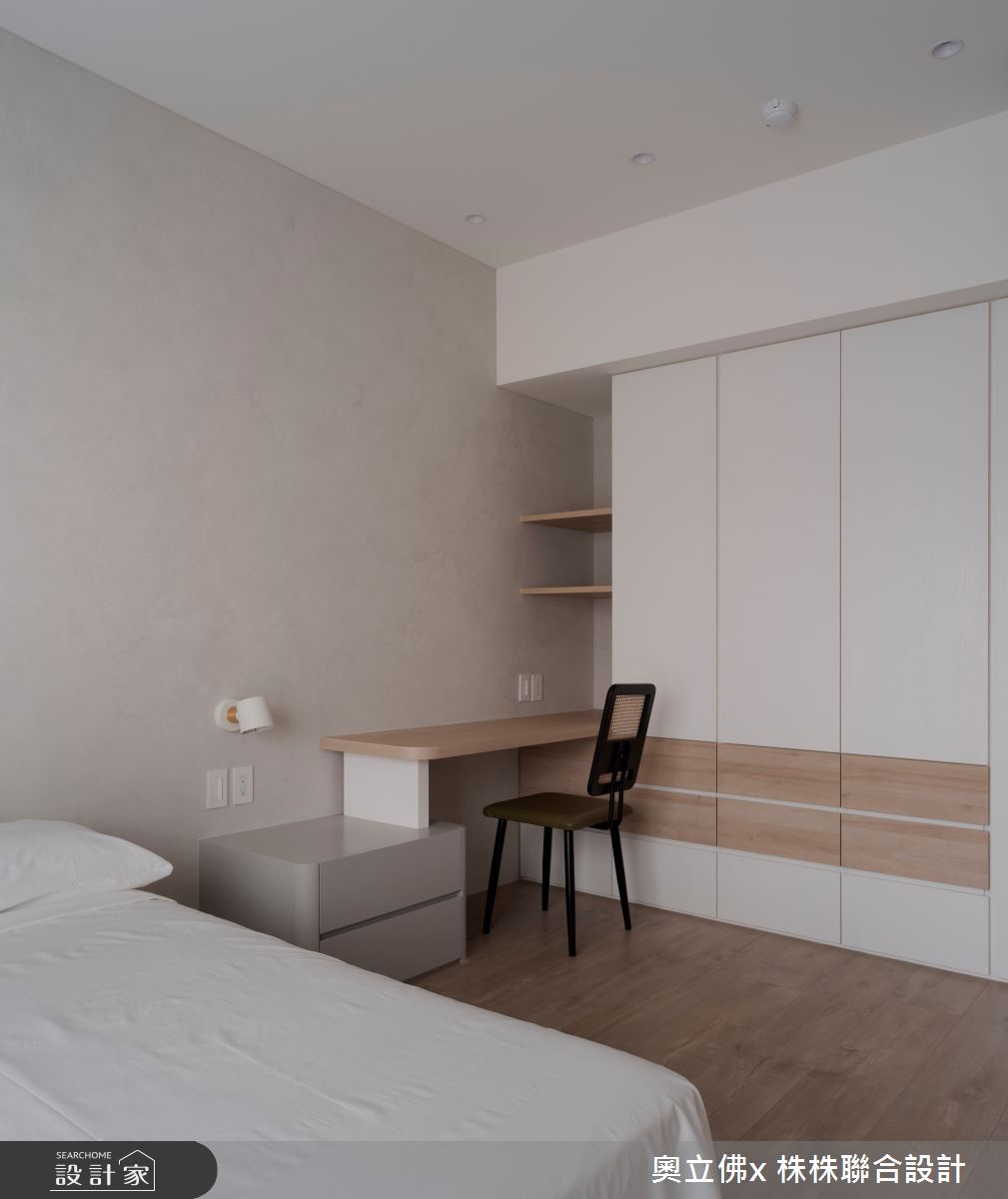 45坪中古屋(5~15年)＿日式無印風臥室案例圖片＿奧立佛x 株株聯合設計＿奧立佛x 株株_Q house Taipei之13
