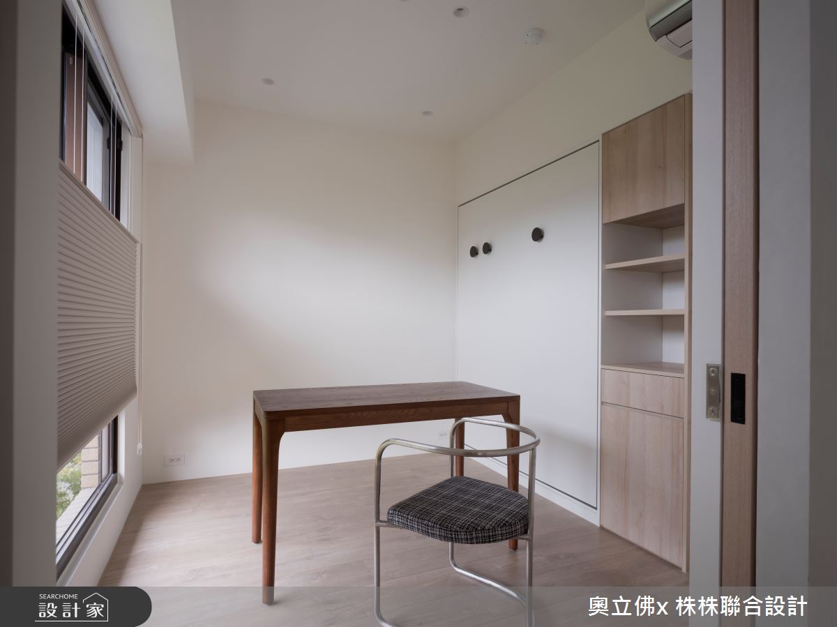 45坪中古屋(5~15年)＿日式無印風書房客房案例圖片＿奧立佛x 株株聯合設計＿奧立佛x 株株_Q house Taipei之14