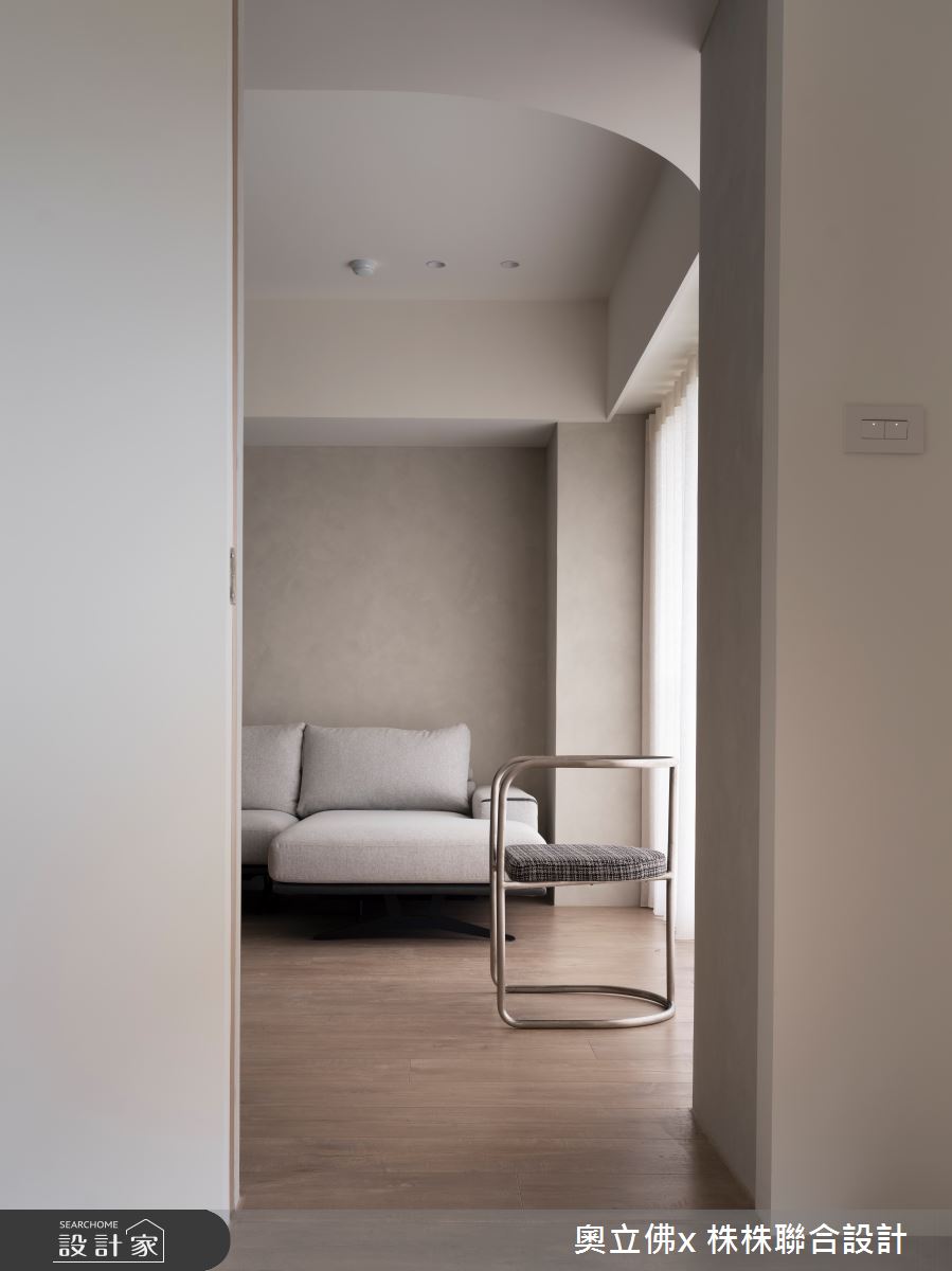 45坪中古屋(5~15年)＿日式無印風客廳案例圖片＿奧立佛x 株株聯合設計＿奧立佛x 株株_Q house Taipei之16