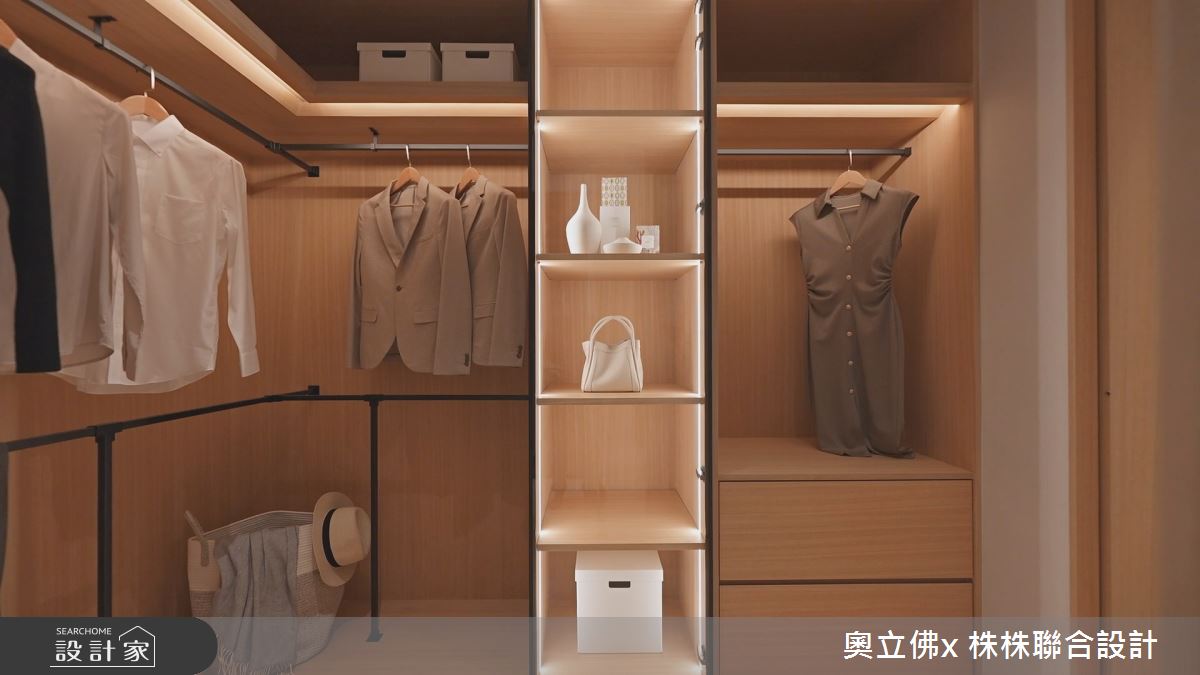 183坪毛胚屋＿日式風更衣間案例圖片＿奧立佛x 株株聯合設計＿奧立佛x 株株_遠雄THE ONE｜實品屋之22