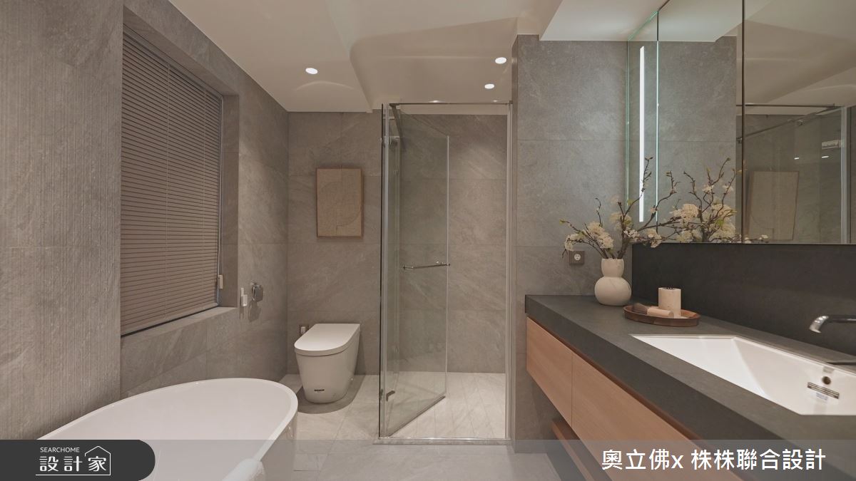 183坪毛胚屋＿日式風浴室案例圖片＿奧立佛x 株株聯合設計＿奧立佛x 株株_遠雄THE ONE｜實品屋之23