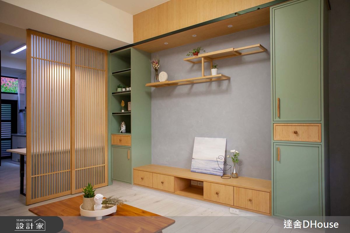 老屋(31~40年)＿人文禪風客廳案例圖片＿達舍創研所＿達舍_享。下半場ENJOY LOHAS LIFE之5