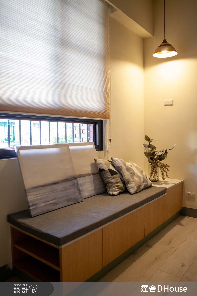 老屋(31~40年)＿人文禪風客廳臥榻案例圖片＿達舍創研所＿達舍_享。下半場ENJOY LOHAS LIFE之12