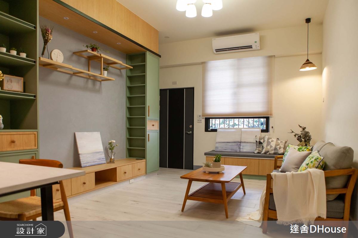 老屋(31~40年)＿人文禪風玄關客廳餐廳臥榻案例圖片＿達舍創研所＿達舍_享。下半場ENJOY LOHAS LIFE之2