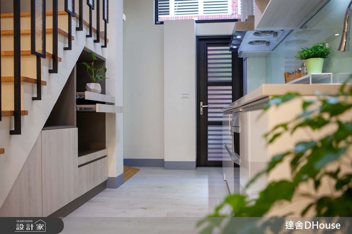 老屋(31~40年)＿人文禪風廚房樓梯案例圖片＿達舍創研所＿達舍_享。下半場ENJOY LOHAS LIFE之22
