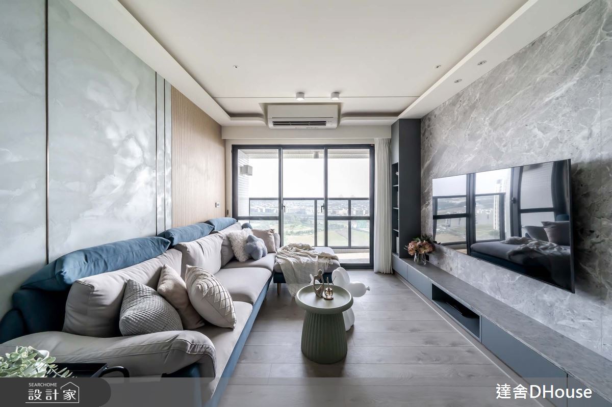 新成屋(5年以下)＿現代風客廳案例圖片＿達舍創研所＿達舍_淨。與景PEACEFUL SCENERY之4