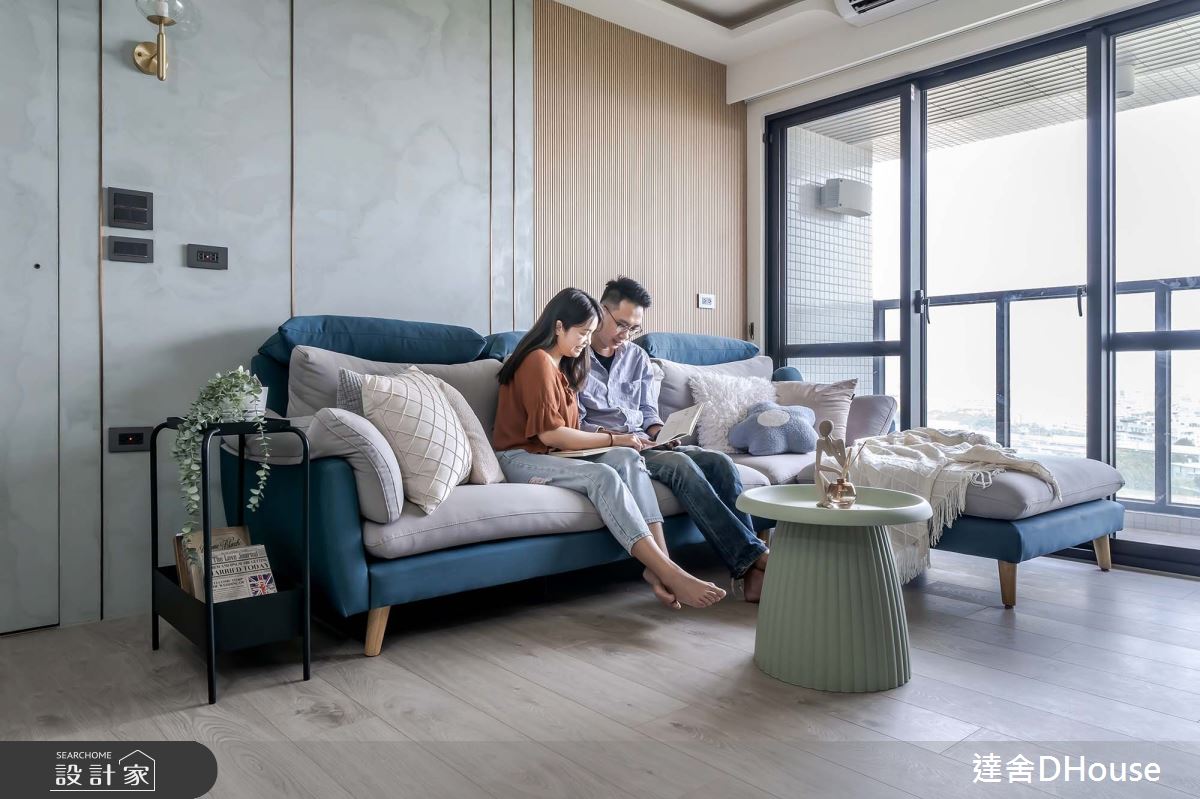 新成屋(5年以下)＿現代風客廳案例圖片＿達舍創研所＿達舍_淨。與景PEACEFUL SCENERY之6