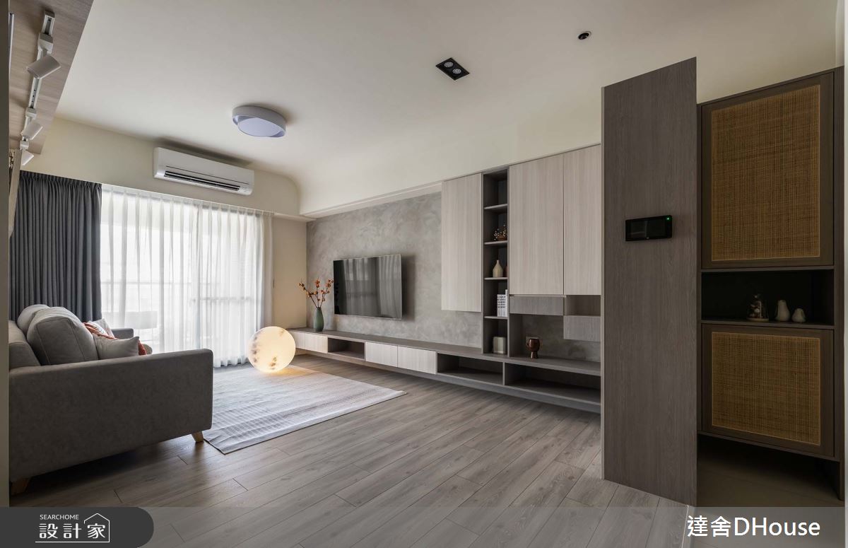 新成屋(5年以下)＿簡約風玄關客廳案例圖片＿達舍創研所＿達舍_寂靜。流域 OUT OF NOISE之9