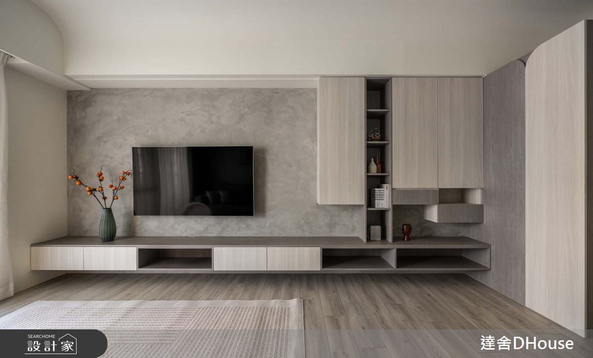 新成屋(5年以下)＿簡約風客廳案例圖片＿達舍創研所＿達舍_寂靜。流域 OUT OF NOISE之12