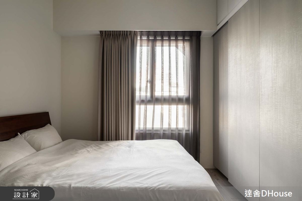 新成屋(5年以下)＿簡約風臥室案例圖片＿達舍創研所＿達舍_寂靜。流域 OUT OF NOISE之25