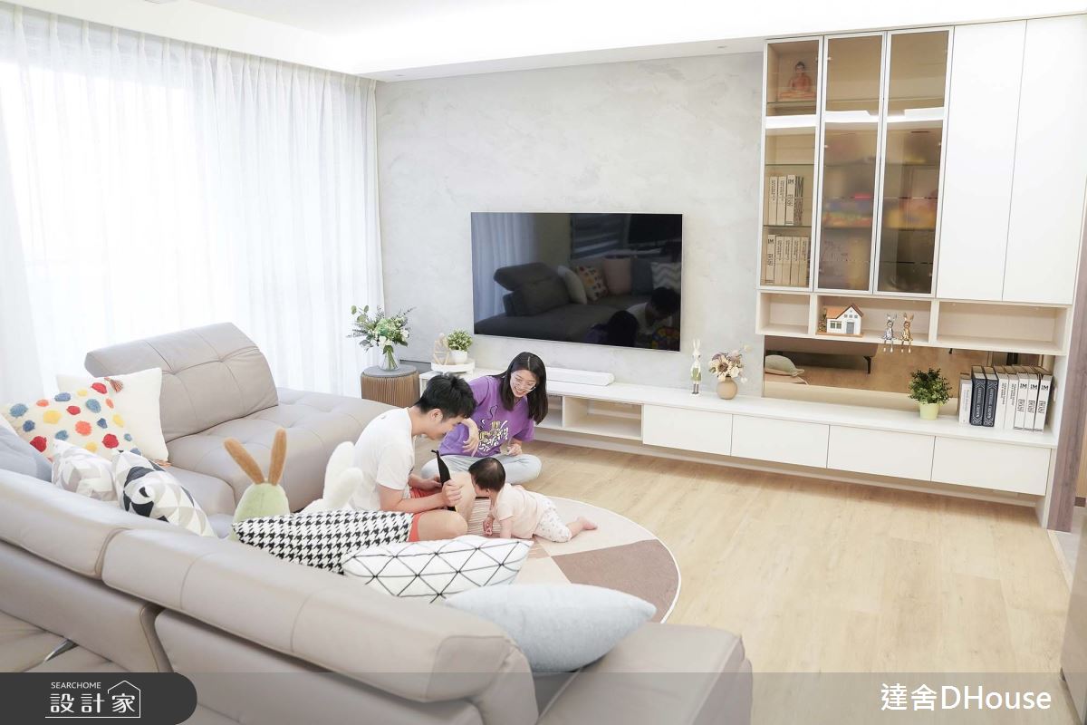 新古屋(10年以下)＿現代風客廳案例圖片＿達舍創研所＿達舍_家。一座城堡 LOVE CASTLE之5