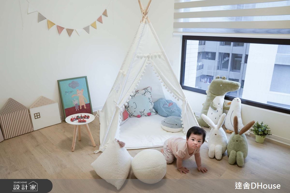 新古屋(10年以下)＿現代風兒童房兒童房案例圖片＿達舍創研所＿達舍_家。一座城堡 LOVE CASTLE之13