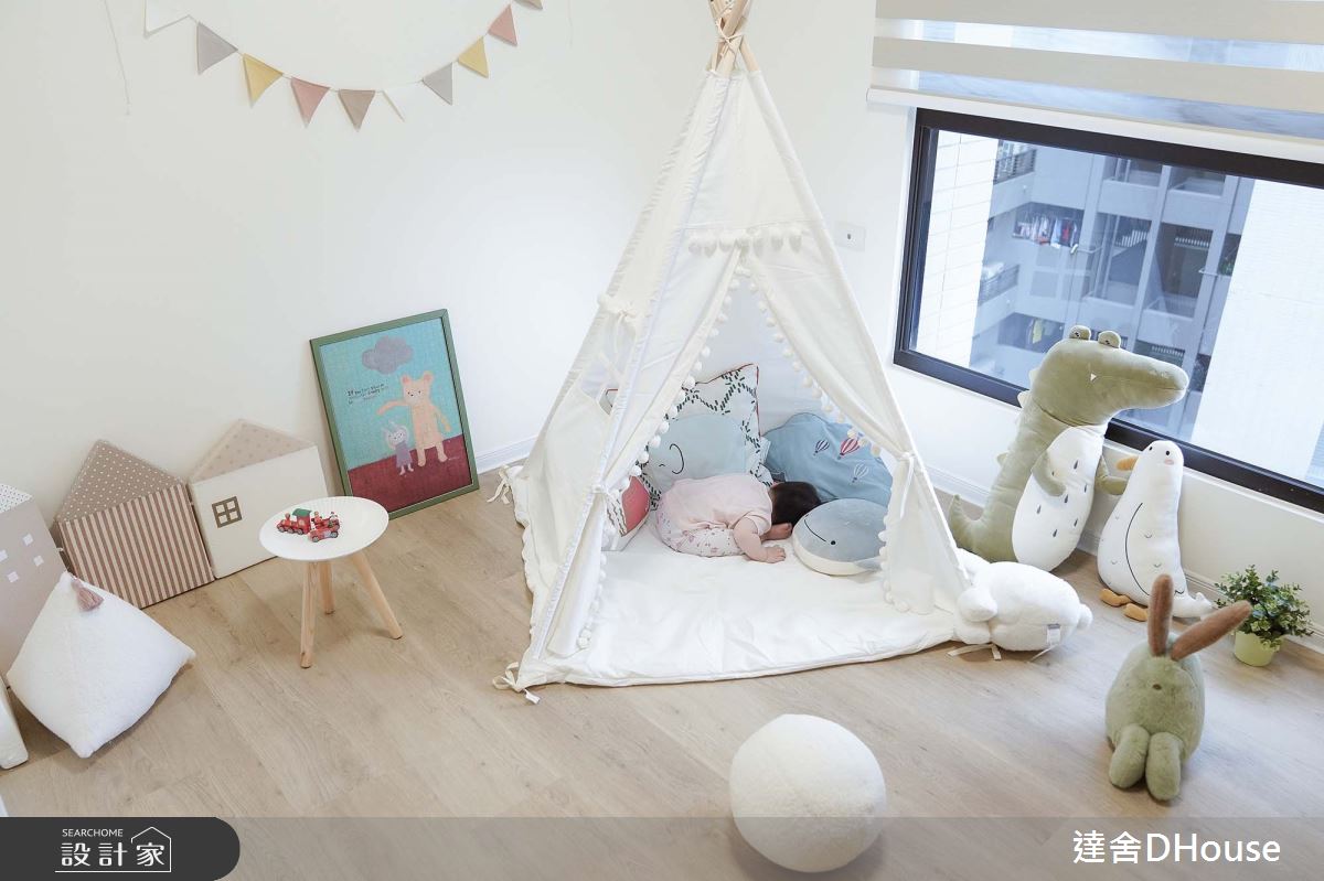 新古屋(10年以下)＿現代風兒童房兒童房案例圖片＿達舍創研所＿達舍_家。一座城堡 LOVE CASTLE之11