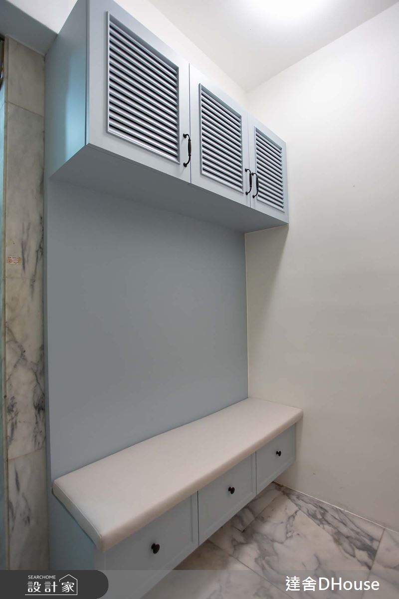 老屋(31~40年)＿美式風玄關案例圖片＿達舍創研所＿達舍_南國。移居 ALL THE WAY TO THE SUN之6