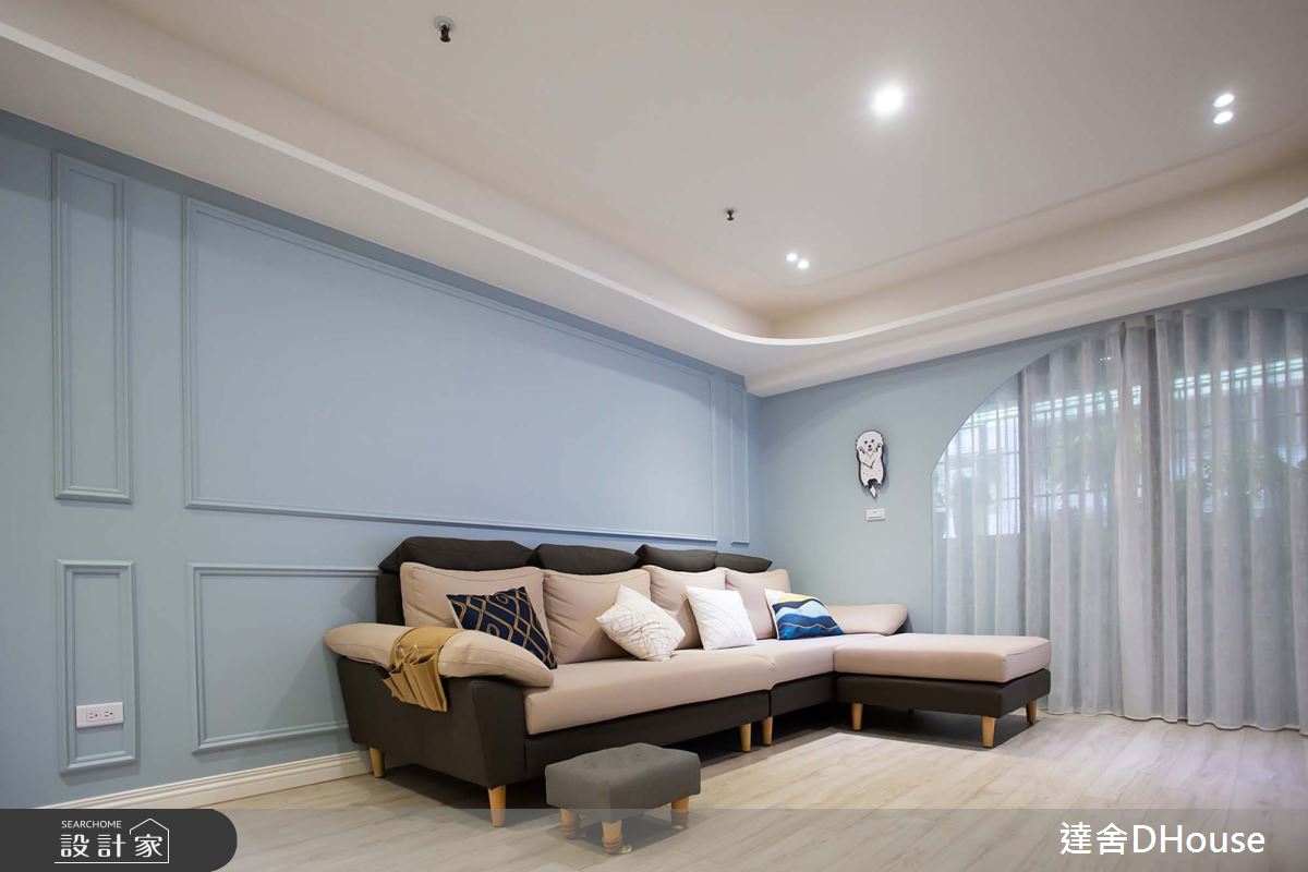 老屋(31~40年)＿美式風客廳案例圖片＿達舍創研所＿達舍_南國。移居 ALL THE WAY TO THE SUN之12