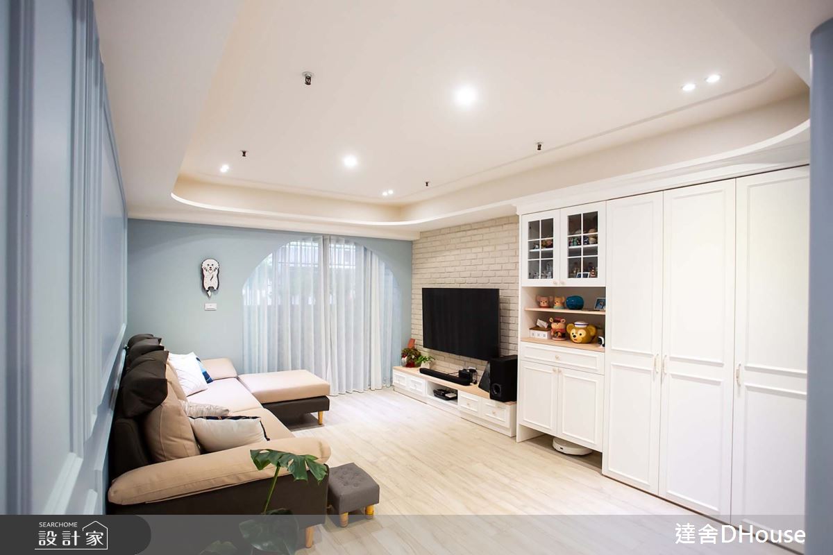 老屋(31~40年)＿美式風客廳案例圖片＿達舍創研所＿達舍_南國。移居 ALL THE WAY TO THE SUN之9