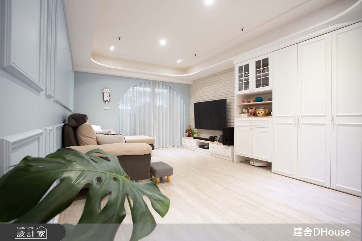 老屋(31~40年)＿美式風客廳案例圖片＿達舍創研所＿達舍_南國。移居 ALL THE WAY TO THE SUN之11