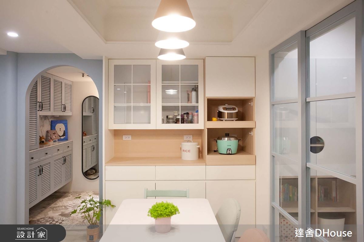 老屋(31~40年)＿美式風玄關餐廳案例圖片＿達舍創研所＿達舍_南國。移居 ALL THE WAY TO THE SUN之18