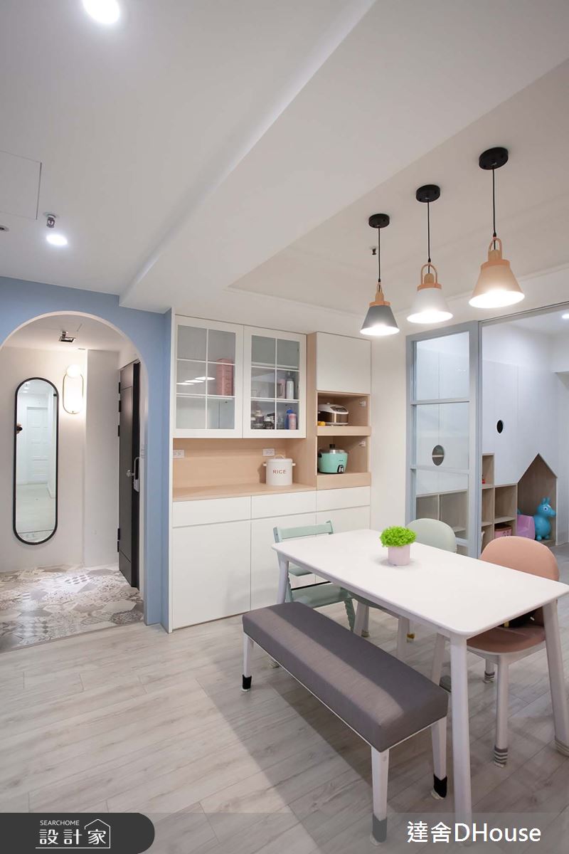 老屋(31~40年)＿美式風玄關餐廳案例圖片＿達舍創研所＿達舍_南國。移居 ALL THE WAY TO THE SUN之19