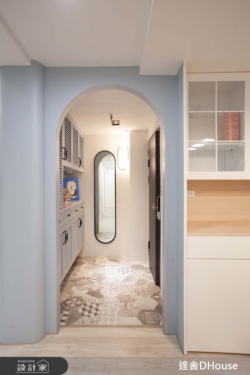 老屋(31~40年)＿美式風玄關案例圖片＿達舍創研所＿達舍_南國。移居 ALL THE WAY TO THE SUN之2