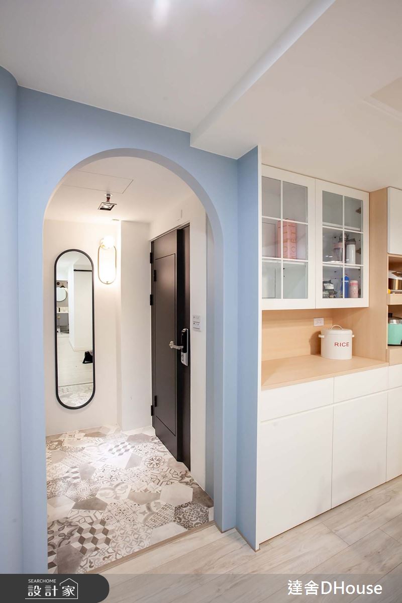 老屋(31~40年)＿美式風玄關案例圖片＿達舍創研所＿達舍_南國。移居 ALL THE WAY TO THE SUN之5