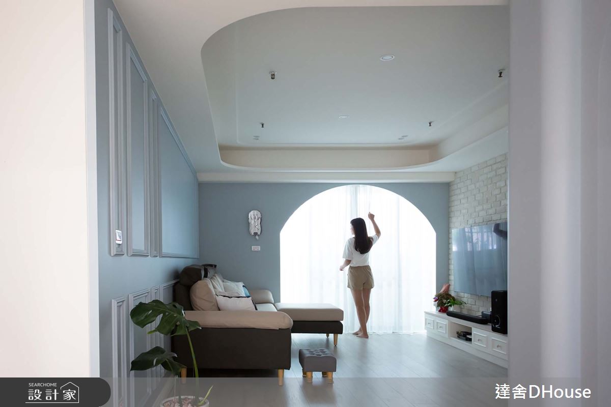 老屋(31~40年)＿美式風客廳案例圖片＿達舍創研所＿達舍_南國。移居 ALL THE WAY TO THE SUN之8