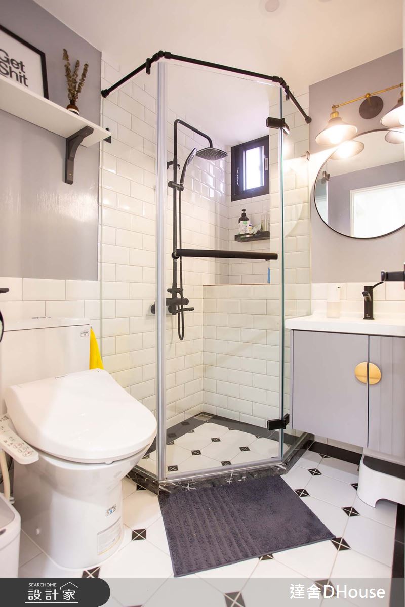 老屋(31~40年)＿美式風浴室案例圖片＿達舍創研所＿達舍_南國。移居 ALL THE WAY TO THE SUN之45