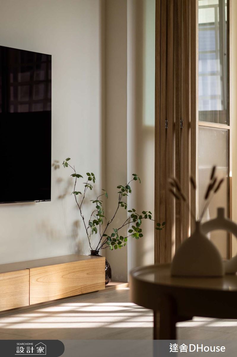 老屋(31~40年)＿侘寂風客廳案例圖片＿達舍創研所＿達舍_日造。深光 BE YOUR OWN LIGHT之11