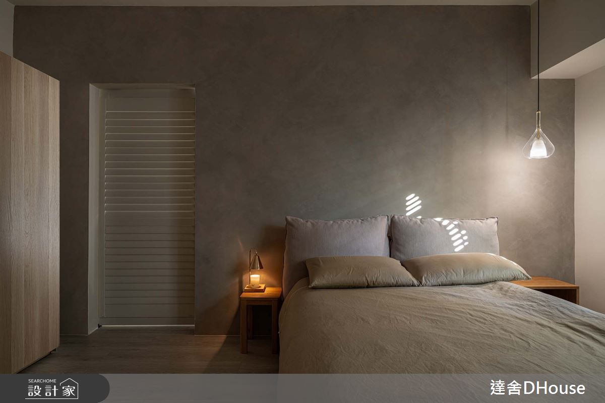 老屋(31~40年)＿侘寂風臥室案例圖片＿達舍創研所＿達舍_日造。深光 BE YOUR OWN LIGHT之21