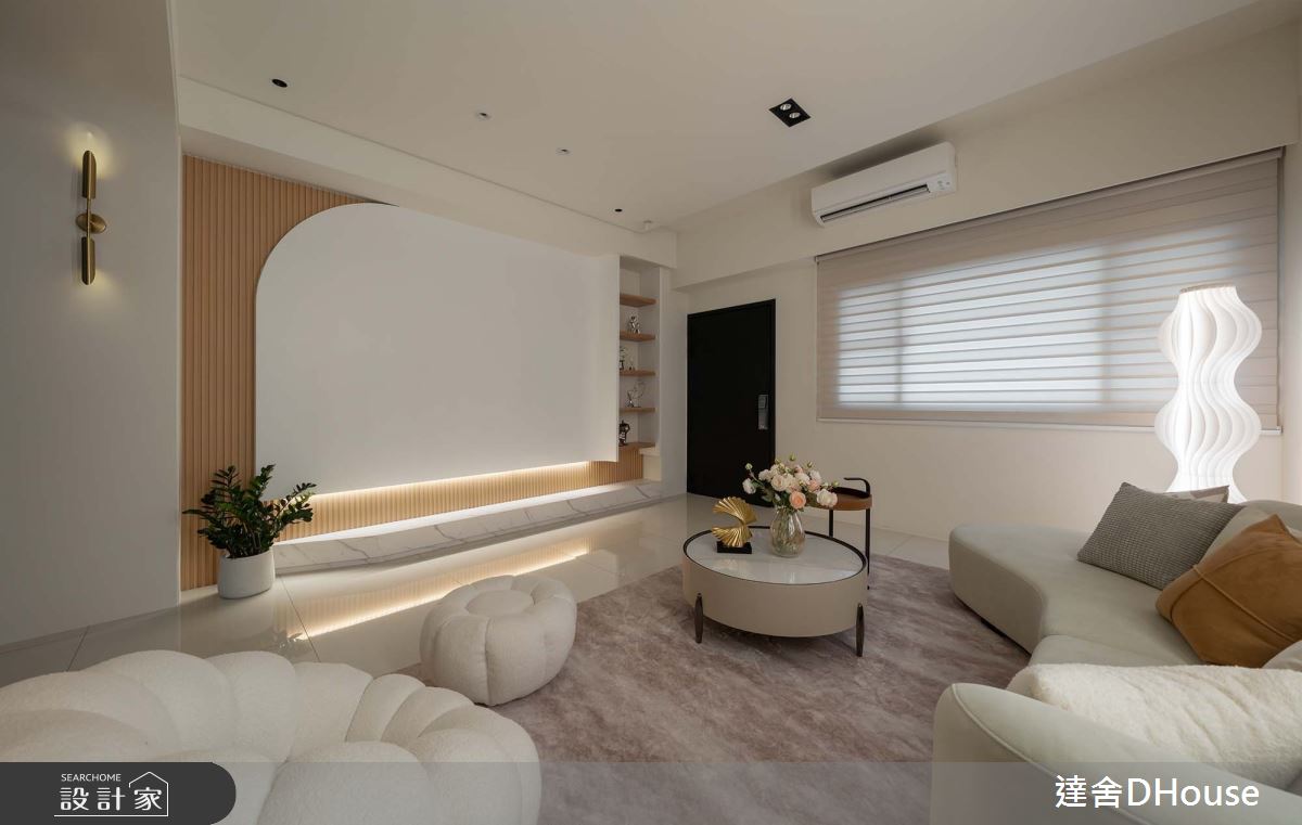 新成屋(5年以下)＿混搭風玄關客廳案例圖片＿達舍創研所＿達舍_朗朗。好。深活 FINE LIVING DEEPLY之3