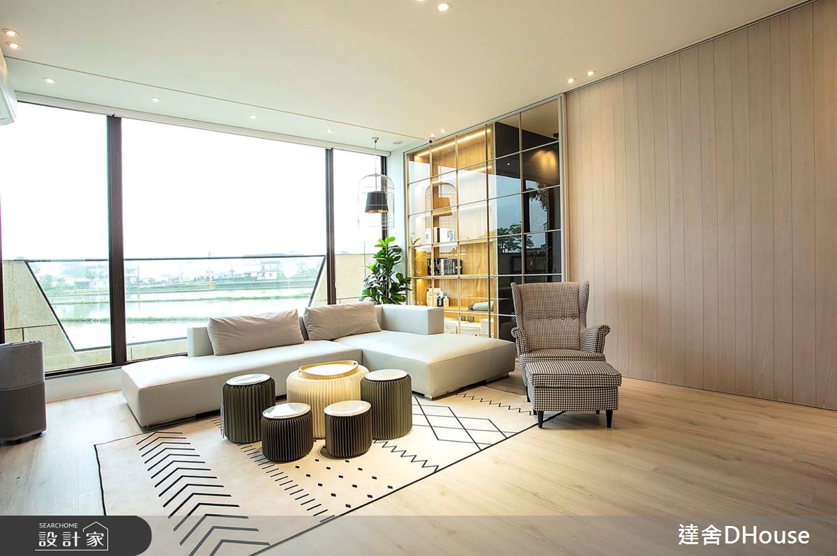 毛胚屋＿混搭風客廳案例圖片＿達舍創研所＿達舍_小花朵的。B612星球 A FANTASY PLANET OF LITTLE FLOWER之3