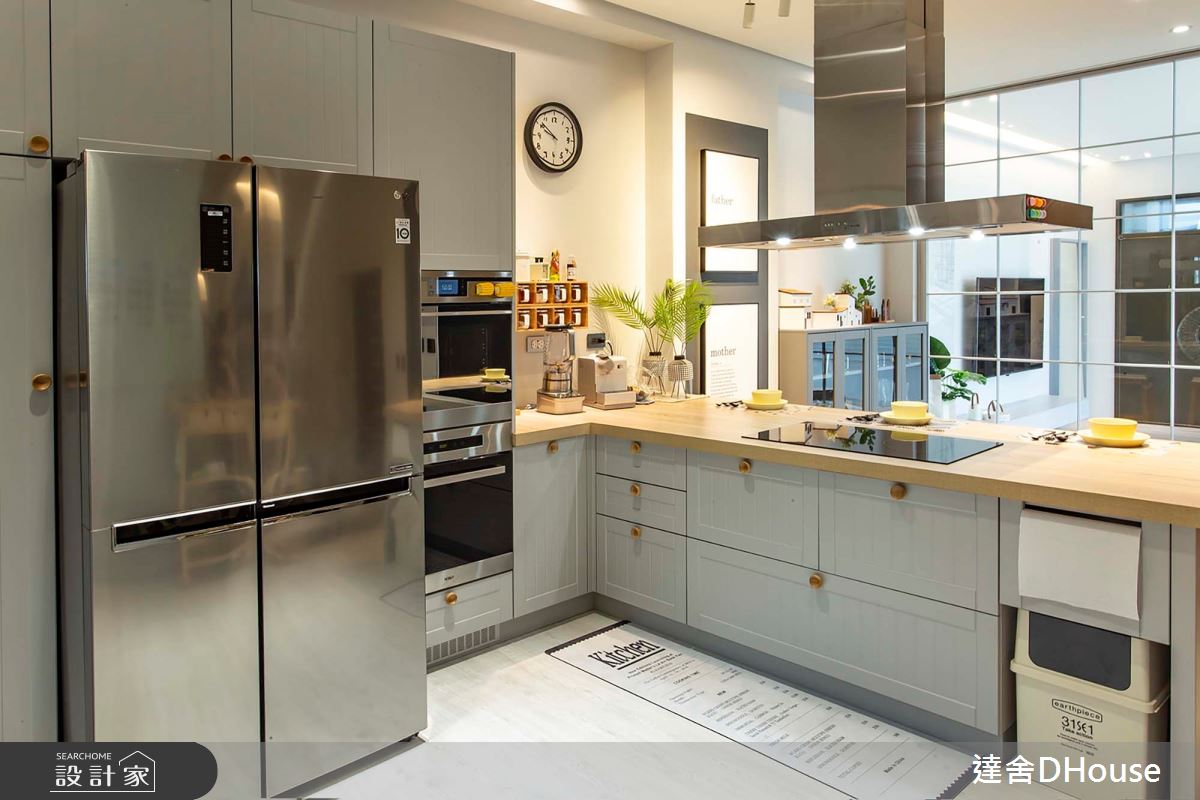 毛胚屋＿混搭風餐廳廚房吧檯中島案例圖片＿達舍創研所＿達舍_小花朵的。B612星球 A FANTASY PLANET OF LITTLE FLOWER之13