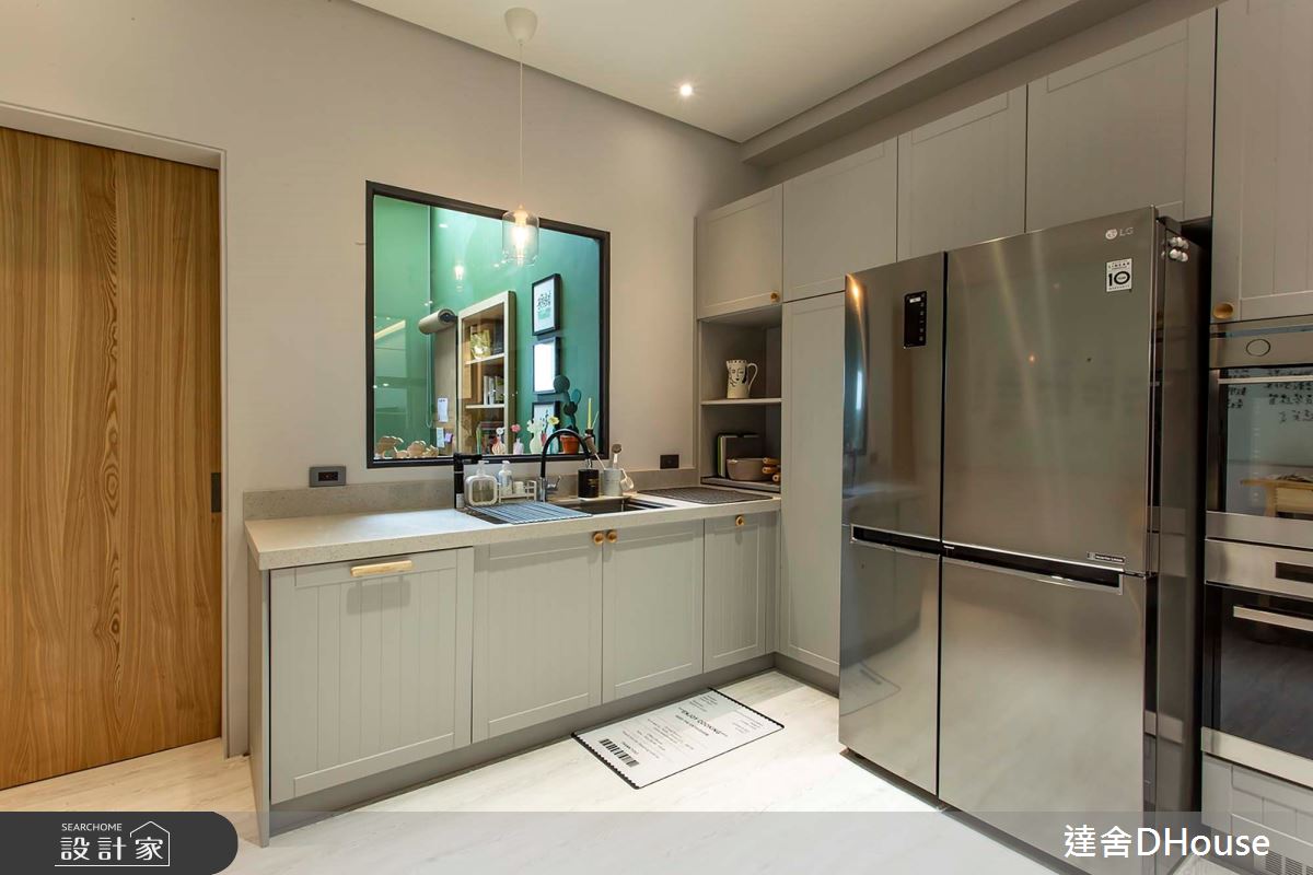 毛胚屋＿混搭風廚房案例圖片＿達舍創研所＿達舍_小花朵的。B612星球 A FANTASY PLANET OF LITTLE FLOWER之16