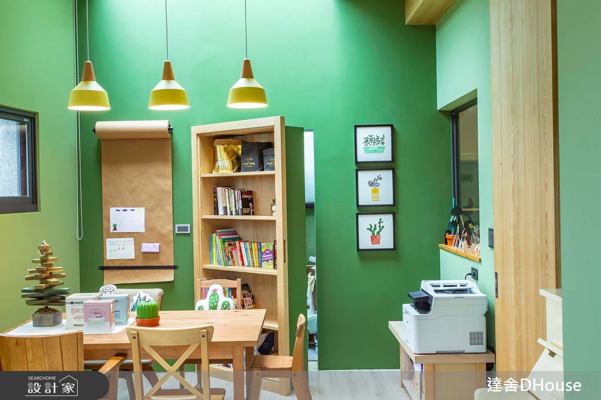 毛胚屋＿混搭風書房工作區案例圖片＿達舍創研所＿達舍_小花朵的。B612星球 A FANTASY PLANET OF LITTLE FLOWER之20