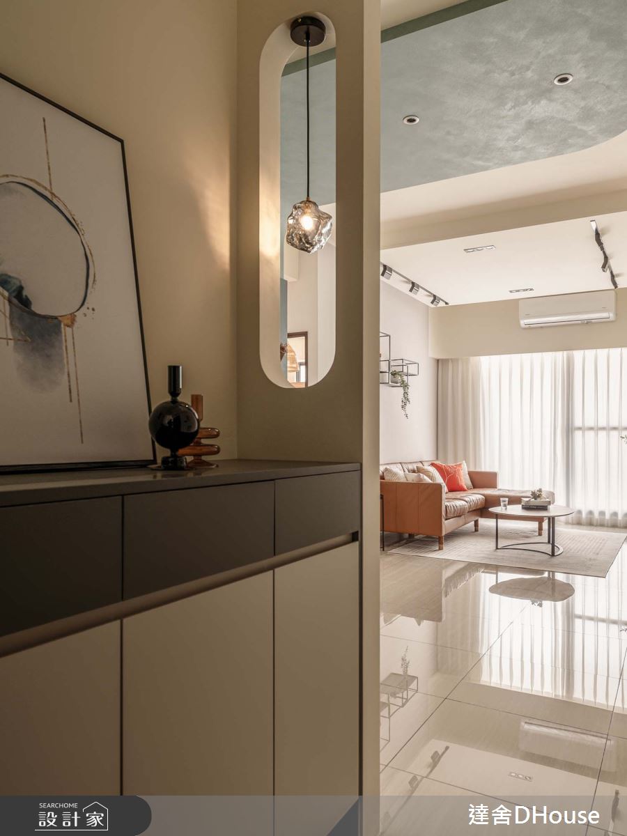 新成屋(5年以下)＿現代風玄關客廳案例圖片＿達舍創研所＿達舍_彩色。遊戲 COLORFUL SPACE之2