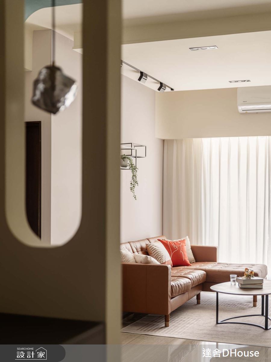 新成屋(5年以下)＿現代風玄關客廳案例圖片＿達舍創研所＿達舍_彩色。遊戲 COLORFUL SPACE之3