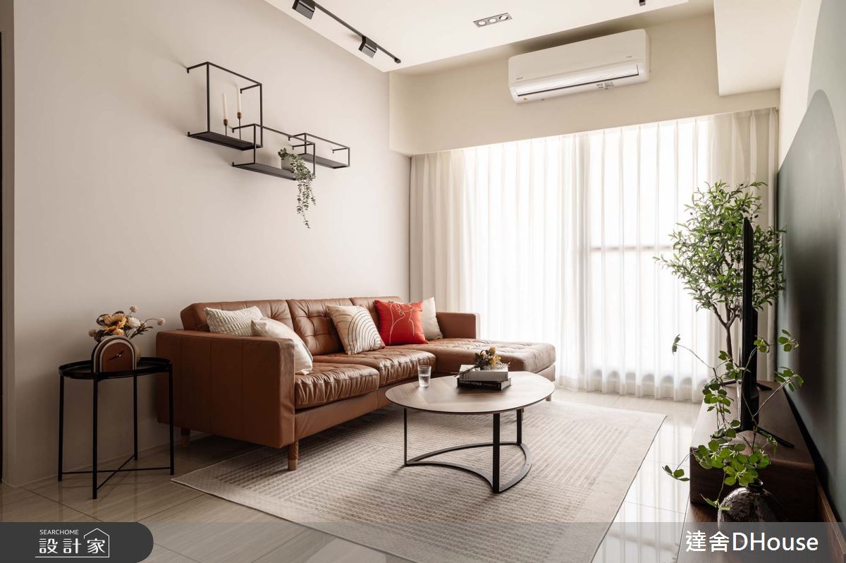 新成屋(5年以下)＿現代風客廳案例圖片＿達舍創研所＿達舍_彩色。遊戲 COLORFUL SPACE之5