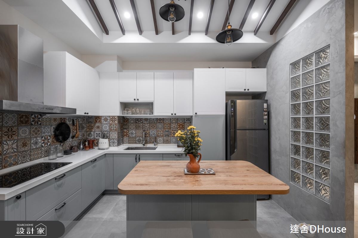 52坪新成屋(5年以下)＿現代風廚房中島案例圖片＿達舍創研所＿達舍_Spiritual Casa 歸宿之4